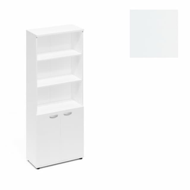 Шкаф для документов полузакрытый Юнитекс А4 (78x36.4x193) А4 9371 БП белый премиум