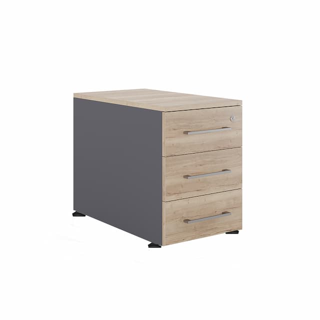 Тумба приставная Kobor TS3-40/50 aluminum/natural