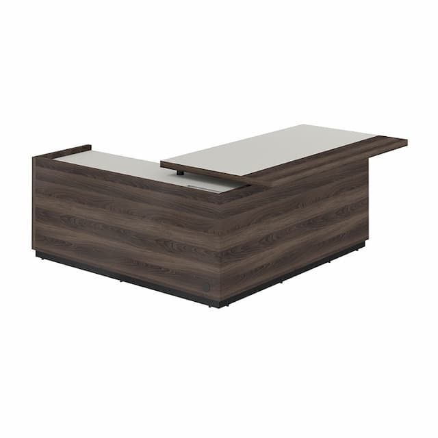 Стол для руководителя с комбинированной столешницей, правый Norden REEF RF.104R.PGDA.DA 1850х1850х750 мм