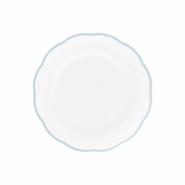 Тарелка с цветным кантом (голубой) 20,9 см Bitossi Petalo PET00302 Bordo azzurro