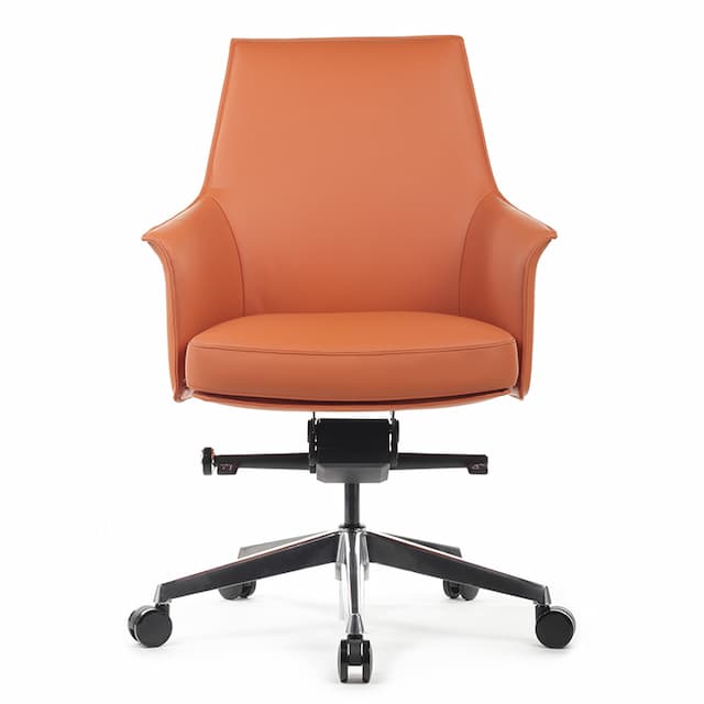 Кресло RV DESIGN Rosso-M В1918 Оранжевый (3A ND9713) натуральная кожа