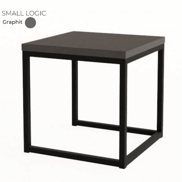 Стол журнальный квадратный маленький Алсав SMALL LOGIC 21S-LOGIC.001 Graphit