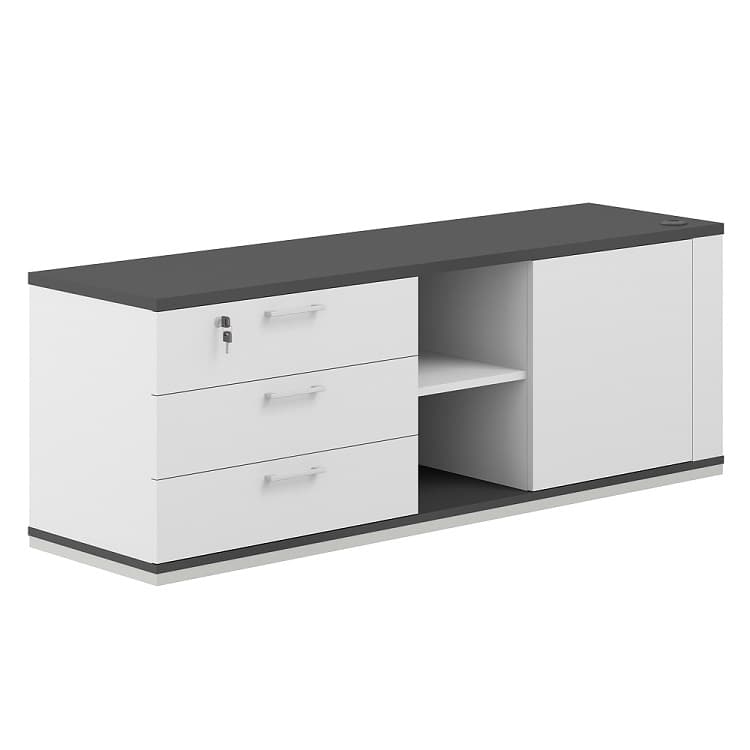 Тумба опорная левая Norden Allegro AG.295.WH.AN.WH.L
