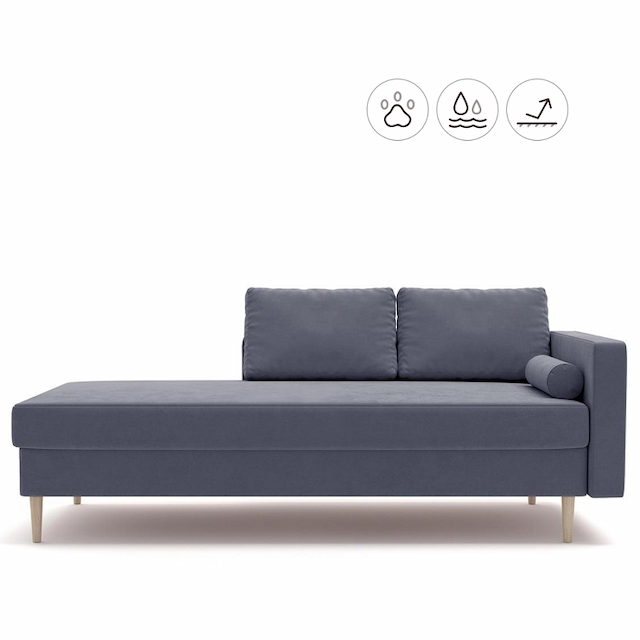 Кушетка Мастерфабрик Эйо Kenya steel ткань велюр