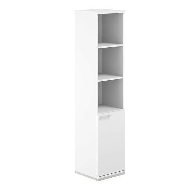 Шкаф полуоткрытый Norden Allegro AG.219.WH.WH.WH.R