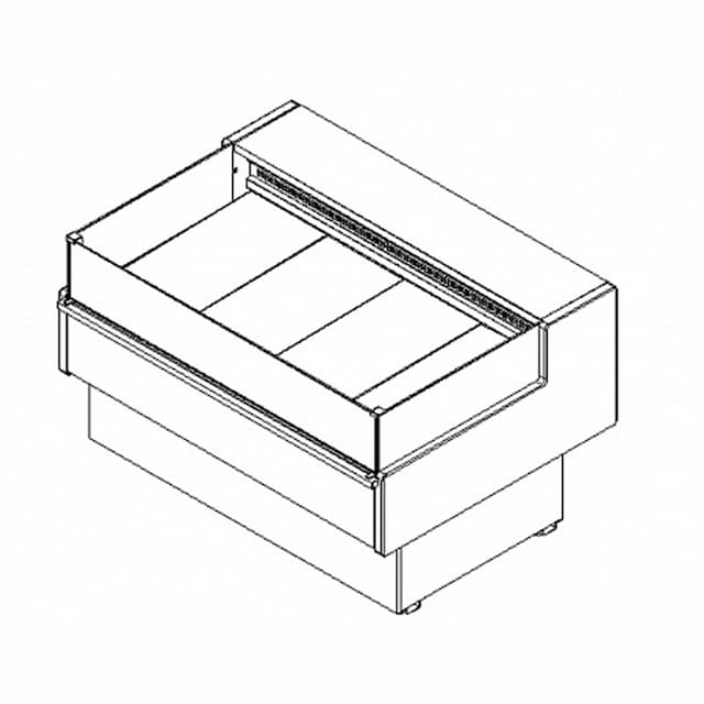 Витрина холодильная Полюс BAVARIA 2 GC110 SM 1,5-2 без боковин (ВХСо-1,5 Carboma GC110)