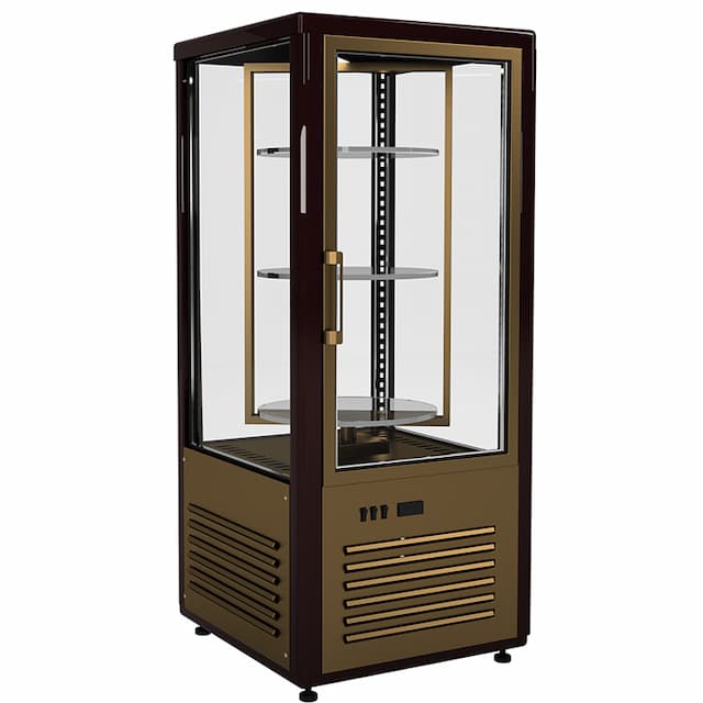Витрина кондитерская Полюс LATIUM D4 VM 120-1 (R120C бежево-коричневый, стандартные цвета)