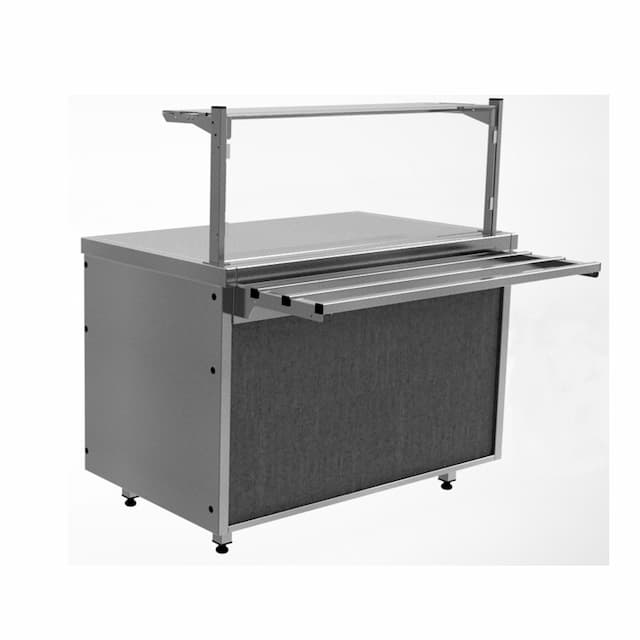 Прилавок нейтральный длиной 500 мм с полкой линии раздачи City Челябторгтехника RCN10A City